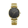 brand your own name black chain couple black and gold watches stainless steel 316l